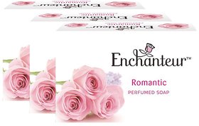 Enchanteur Romantic Perfumed Soap - 125g (Pack Of 3)
