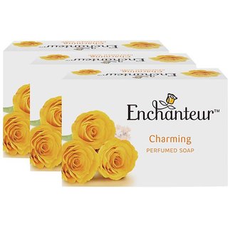 Enchanteur Charming Perfumed Soap - 125g (Pack Of 3) Enchanteur Charming Perfumed Soap - 125g (Pack Of 3)