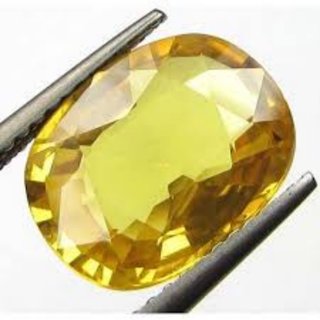9 Ratti Super Quality Natural Yellow Topaz ,Substitute of Yellow Sapphire, Pukhraj