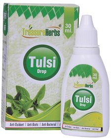 TreasureHerbs Tulsi Drops Natural Immunity Booster -  (30 ml)