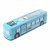Metal String Operated Bus Pencil Box for School with Pull Back and Wheels (Multi color)