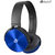 Digibuff Wireless Extra bass Bluetooth Headphones Over The Ear Headset with Deep bass With SD Card Slot (Blue)
