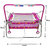 Oh Baby'' Baby  multicolor  best on super quality STELL PIPE cradles and bassinet (JHULLA and PALNA),crib cum stroller,