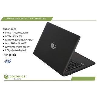 Coconics Enabler C1314 CNBIC Linux/Ubuntu Intel Core i3 7100 U 2.4 Ghz , 14 inches 35.56 cm 8 GB RAM/ 1 TB SATA HDD