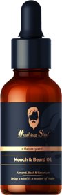 Hashtag Stud Mooch  Beard Oil Growth  Softner  Conditioner  Shine Nourishment  Natural - 30 ml