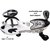 OH BABY'' BABY PANDA MAGIC CAR WITH BLACK AND WHITE RIDE ON CAR WITH LIGHT AND MUSIC WITH BACK SUPPORT 80 KG WEIGHT CAPA