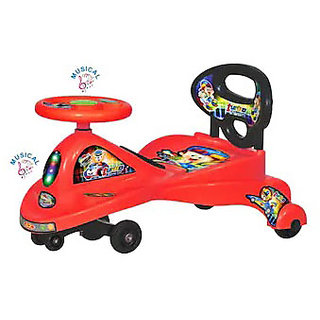                       OH Baby LIGHT MAGIC CAR Character Swing Magic Car Ride On for Kids                                              
