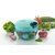RUDRA Plastic Chopper, Vegetable Cutter and Chilly Cutter Chopper, 3 Stainless Steel Blade System (650 ml,