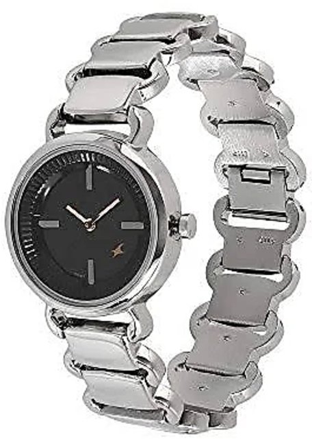 Fastrack Analog Black Dial Women s Watch NM6117SM01 NL6117SM01