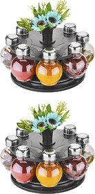 Silver Shine  Multi Purpose Spice Rack to Spice and Masala for Kitchen Assorted Color Pack Of 2