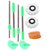 skylark 360 Degree Mop Spin Cleaning Stainless Steel Rod Set 2 rod 2 refill 1 cloth brush