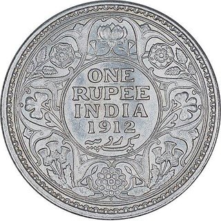                       one rupee 1912 george v unc condition                                              