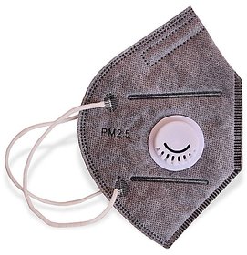 KN95  Mask With Valve Anti Pollution Dust  Virus Protection Face Mask For Women  Men(Pack Of 3).
