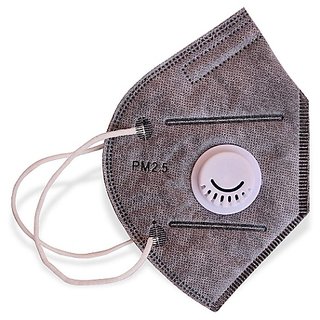 KN95  Mask With Valve Anti Pollution Dust  Virus Protection Face Mask For Women  Men(Pack Of 3).