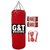 Punching Bag 2 Feet with Chains+Hand Wraps+Jump Rope