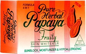 Pure Papaya Herbal Fruity Soap Skin Whitening Soap (135gm)