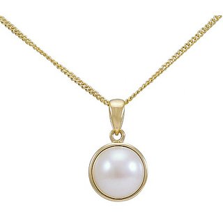                       Ceylonmine Unheated Pendant Pearl Stone 7.25 Ratti Moti Original  Natural Stone Locket For Women  Girl                                              