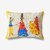 frionkandy Cotton Traditional Puppet Print Yellow Double Bed Sheet With 2 Pillow Covers (82 X 92 Inch) - Shkap1063