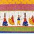frionkandy Cotton Traditional Puppet Print Yellow Double Bed Sheet With 2 Pillow Covers (82 X 92 Inch) - Shkap1063