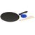 Non Sticky Tawa for Dosa, Roses Scratch Resistant Surface Concave Tawain Black Color