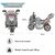 ''Oh Baby'' Baby Battery Operated Bike With Musical Sound And Back Basket 3-Wheel  Battery Operated Ride On Bike  With M