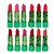 Ads Green Tea Extract Multi Color Lipstick Set Of 12
