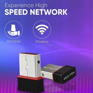Terabyte 500Mbps Mini Wireless Wi Fi Dongle/Adapter Black