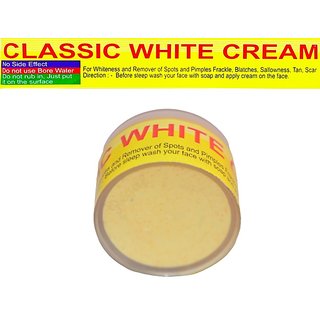 Pack Of 1 Classic White Cream Yellow Small Box 20 g