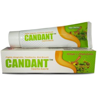 Roll over image to zoom in CANDANT Complete Care Herbal Toothpaste(120 g Pack of 2)