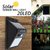 Kushahu Set of 2 20LED Solar Wireless Security Motion Sensor LED Night Light (Black)