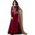 Today Deal Maroon Georgette Embroidered Semi Stitched Gown