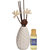 redolance scented reed diffuser jasmine oil 50ml ceremic pot white colour LBH (INC) 2.5X2.5X4.2 for home, office and spa