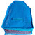 ADWITIYA Combo- Plain Nonwoven 1 Pcs Saree and 1 Pcs Blouse Salwar Suit Shirt Jeans Bedsheet Garment Cloth Cover (Blue)