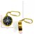 Gola International Brass Magnetic Direction Compass Keychain