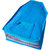 ADWITIYA Combo- Plain Nonwoven 1 Pcs Saree and 1 Pcs Blouse Salwar Suit Shirt Jeans Bedsheet Garment Cloth Cover (Blue)
