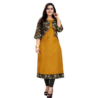 Buy AASH CREATION Rayon Fabric Latest Kurti with Jacket for Women and  Girls Anarkali  Womens Fashion Bollywood Designer Long Kurti with Jacket  Gown Dresses Royal Blue  White Online at Best