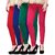 Womens Cotton Churidaar Legging Red/Royalblue/Fusia/Bottle green (Pack Of 4)