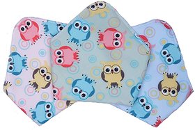 Go Chikko Printed Feeding Apron Cotton Washable Bib for Babies and Kids Cute Baby Cloth Bandana, Toddler Bib Super