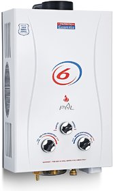 Padmini Gas Water Heater Flora 6Ltr