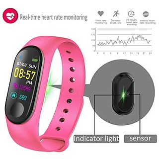 Buy Online Intelligence health bracelet M3 Smart Fitness Band with Heart  Rate SensorPedometerSleep Monitoring Functions Compatible with Android at  lowest price in India  edepotindia
