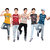 Kavin's Cotton Trendy T-Shirt for boys, Pack of 5, Multicolored, Combo Pack - Duke