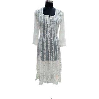 Chikankari Kurta With Gota Patti Work United Kingdom SAVE 30   yellowduocom