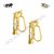 Gola International Antique Decorative Designer (Sand Timer) Hourglass Keychain Made from Pure Brass Pack of 2.