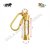 Gola International Antique Decorative Designer (Sand Timer) Hourglass Keychain Made from Pure Brass Pack of 2.