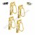 Gola International Antique Decorative Designer (Sand Timer) Hourglass Keychain Made from Pure Brass Pack of 4.