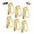 Gola International Antique Decorative Designer (Sand Timer) Hourglass Keychain Made from Pure Brass Pack of 6.