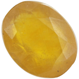                       Yellow Sapphire Stone 9.25 ratti Original Pukhraj Natural Original Astrological Stone By CEYLONMINE                                              