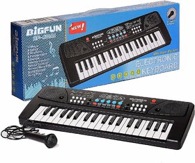 Bigfun Electronic Piano Keyboard With 37 Keys Musical Instruments For Kids-- Premium Quality (Multicolor)