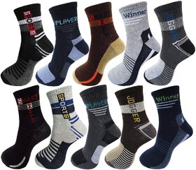 Sparkle Multicolor Cotton Ankle Socks For Men Pack of 5