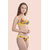Women Cotton Bra Panty Set for Lingerie Set ( Color : Yellow,Red,Blue ) ( Pack of 3 )